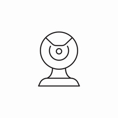 stand camera icon sign vector