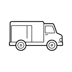Fototapeta premium Truck Coloring Page for Kids – Fun and Easy Printable