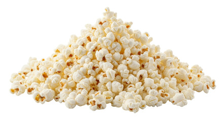 Isolated Pile of Popcorn