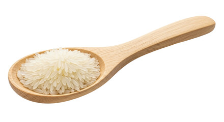 Isolated Spoon with Rice
