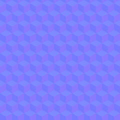 The background of geometrical pattern. Normal mapping texture. And complete seamless pattern.