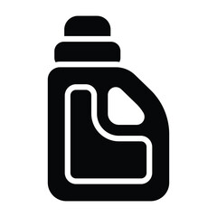 Simple Detergent glyph icon. The icon can be used for websites, print templates, presentation templates, illustrations, etc	
