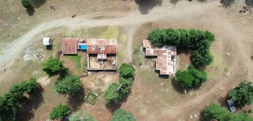 Drone views of serenity and peaceful nature