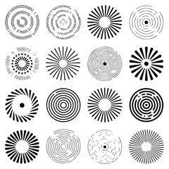 Unique high quality Hand-Drawn Doodle Circle Vector Set &ndash; Abstract Textured Organic Shapes for Modern Design 