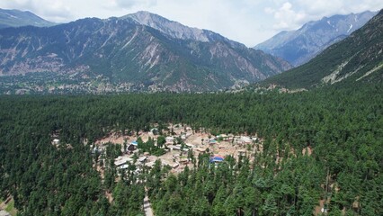 Drone views of serenity and peaceful nature