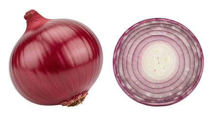 Isolated Red Onion