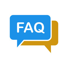 Fototapeta premium FAQ Icon