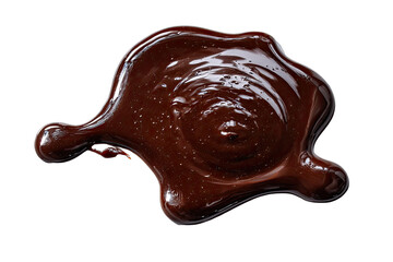 Melted chocolate, dark brown, liquid, dripping, splatter