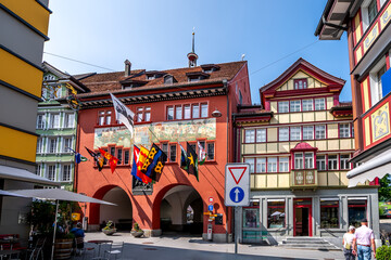 Altstadt, Appenzell, Schweiz 