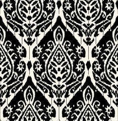 illustration ethnic traditional pattern, seamless floral texture design 