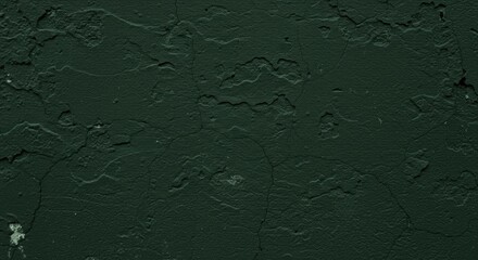 Dark Green Textured Wall Surface