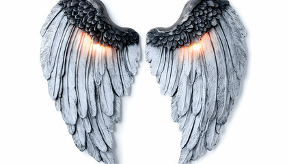 Pair of decorative angel wings