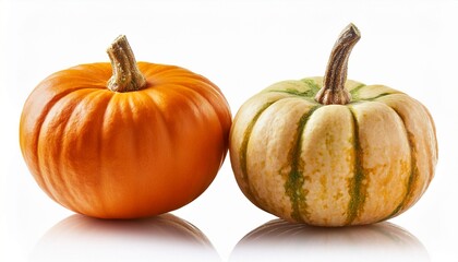 Obraz premium lakota pumpkin squash isolated on a white or transparent background