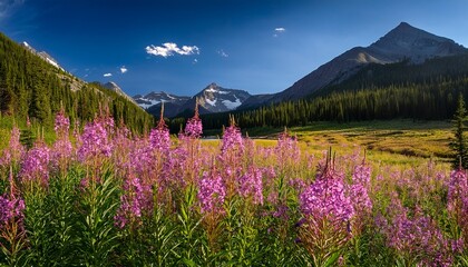 fireweed flowers san juan mountains national forest