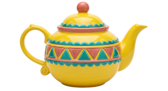 Isolated teapot