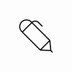 writing tool pencil icon sign vector