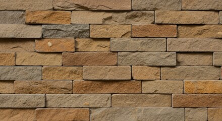 Obraz premium Sandstone Brick Wall Texture