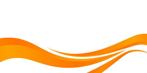 orange and white business wave banner background. overlapping vector waves background.