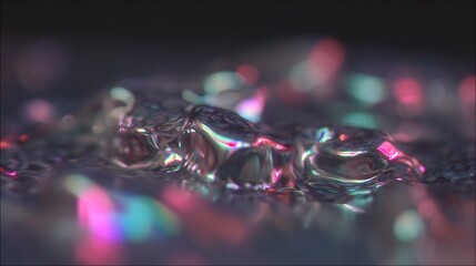 Abstract iridescent liquid surface (2)