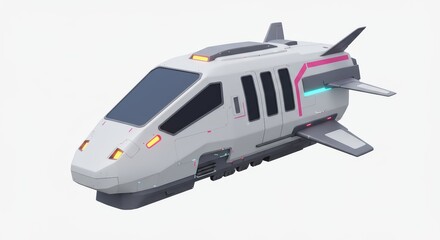 Futuristic High-Speed Train: A Vision of Tomorrow's Transportation