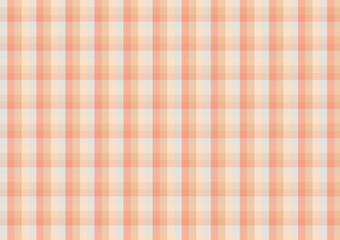 Geometric square pattern. Gingham orange background.