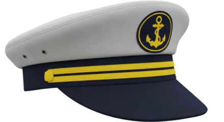 Isolated Sailor Cap