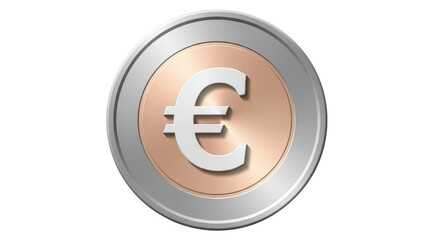 Isolated Euro Coin