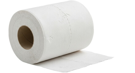 Isolated Toilet Paper Roll