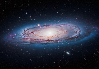 Obraz premium Spiral Galaxy in Deep Space