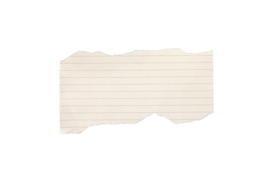 blank lined paper notebook paper with torn edges isolated on transparent background,note paper message office business tag sign