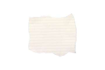 blank lined paper notebook paper with torn edges isolated on transparent background,note paper message office business tag sign