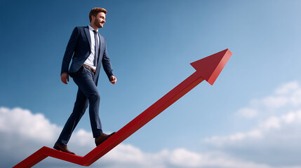 Business analytics for investment growth trade insights in finance charts graph trends analysis