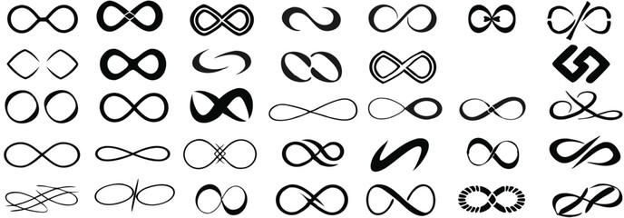 Vector set of numbers and letters with vintage fashion elements like glasses and mustaches