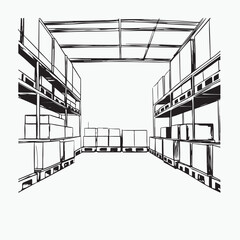 vector illustration of a building