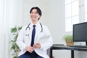 笑顔の医者