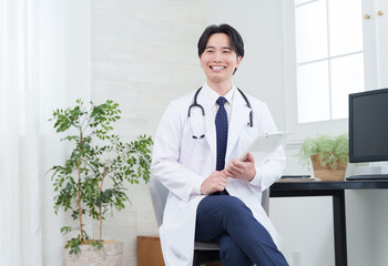笑顔の医者