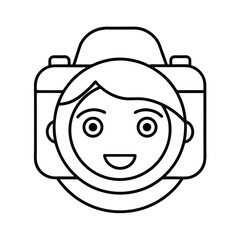 Camera Face Outline