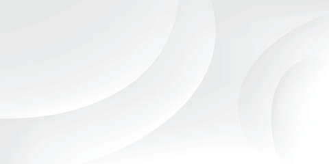 abstract white background with smooth decorative swirl lines flowing