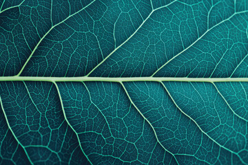 Obraz premium Captivating close-up of a textured leaf nature setting botanical photography serene environment macro viewpoint organic concept for nature enthusiasts