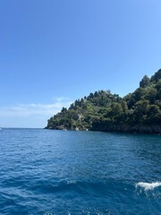 Obraz premium view of portofino from the sea
