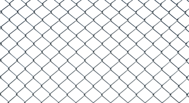Woven metal fence with a stark black background creates a minimalist, geometric pattern suitable for design elements and backgrounds.