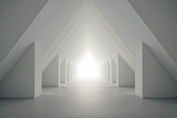Fototapeta premium Futuristic Corridor Illumination