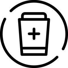 Obraz premium Shopping-bag-add Icon