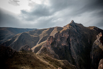 High mountains and snow-capped mountains on the Qinghai-Tibet Plateau in China