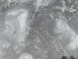 Aged Tarp Surface with Dust and Scratches. Close-up of a weathered tarp showing dust, fading, and...