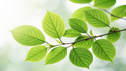 Fototapeta premium fresh green leaves