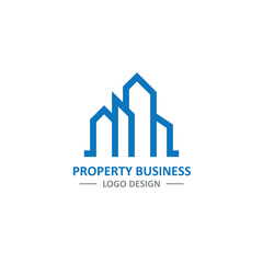 Property Logo Design. Property logo template vector design illustration. Building business logo. Building Icon Property.