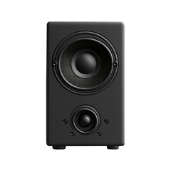 Fototapeta premium PNG Stack audio music speaker black electronics technology, isolated on fully transparent png background