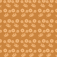 flower pattern seamless background design concept template