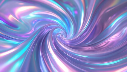 Obraz premium Hypnotic Abstract Swirl: Captivating abstract image presents a mesmerizing swirling vortex of vibrant colors and smooth textures, evoking a sense of movement and dynamism. 
